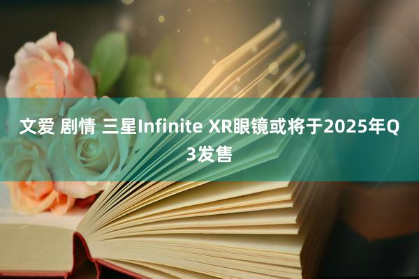 文爱 剧情 三星Infinite XR眼镜或将于2025年Q3发售