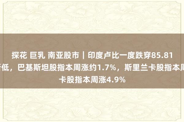 探花 巨乳 南亚股市｜印度卢比一度跌穿85.81创历史新低，巴基斯坦股指本周涨约1.7%，斯里兰卡股指本周涨4.9%
