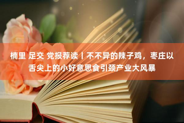 楠里 足交 党报荐读丨不不异的辣子鸡，枣庄以舌尖上的小好意思食引颈产业大风暴